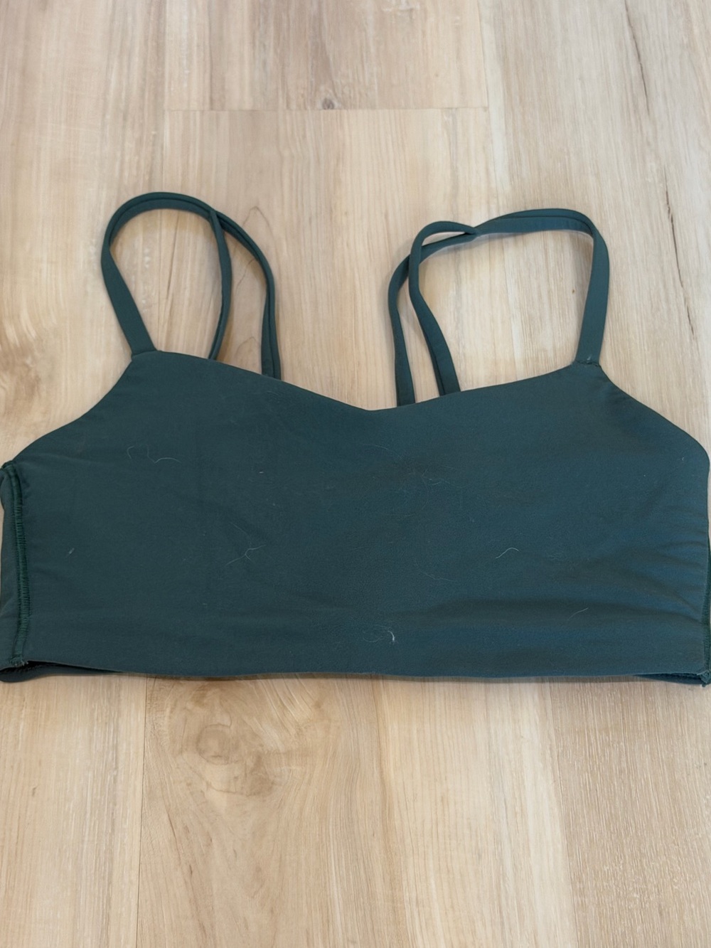 Women's Strappy Bralette - Forest Green